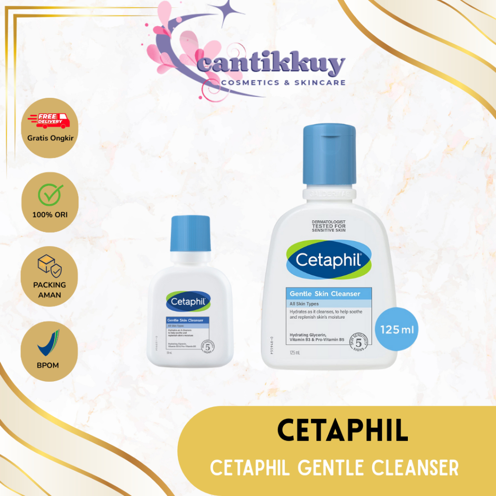 ✨ cantikkuy✨ CETAPHIL Gentle Skin Cleanser - Sabun Cuci Muka Cetapil Pembersih Wajah Kulit Sensitif 