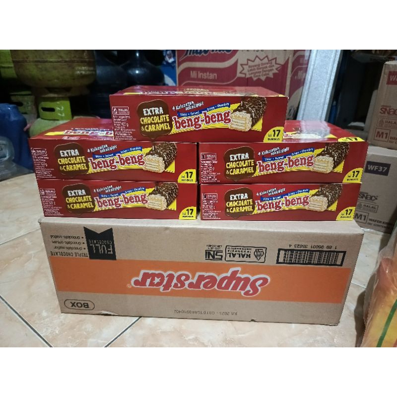 

Beng beng wafer chocolate caramel