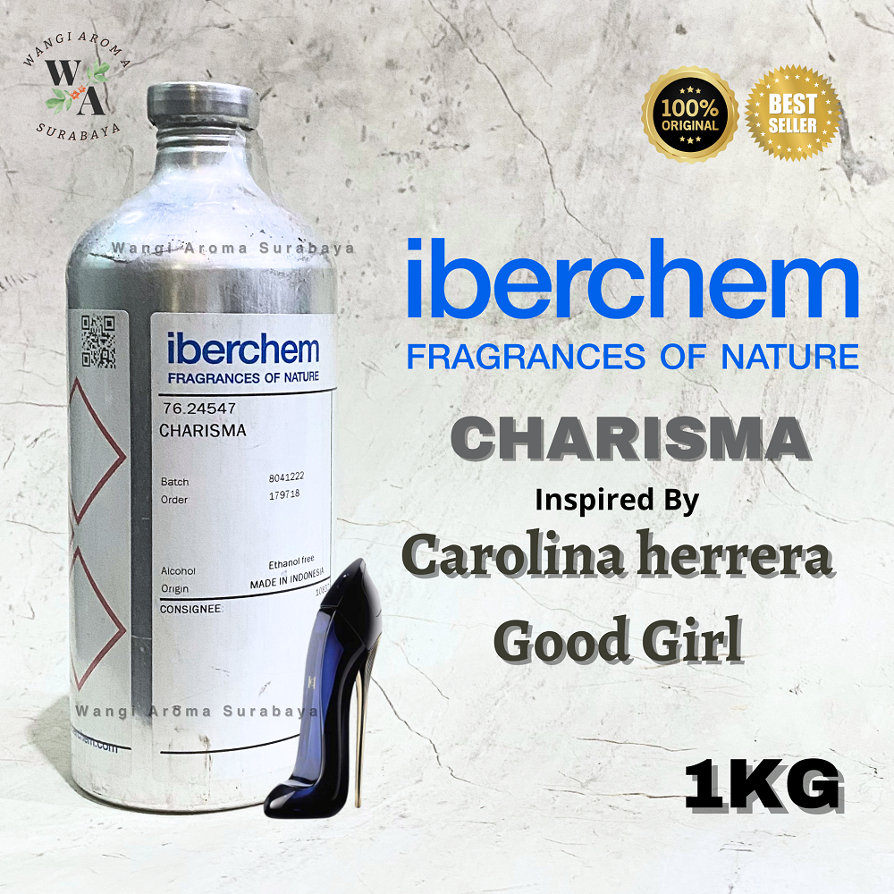 Bibit Parfum IBERCHEM CHARISMA Searah CHANNEL GOOD GIRL 1000GR Segel