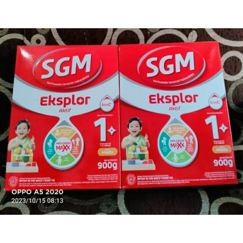 

SGM Eksplor Progress Maxx 1+ Plus IronC Rasa Madu 900gr 600gr