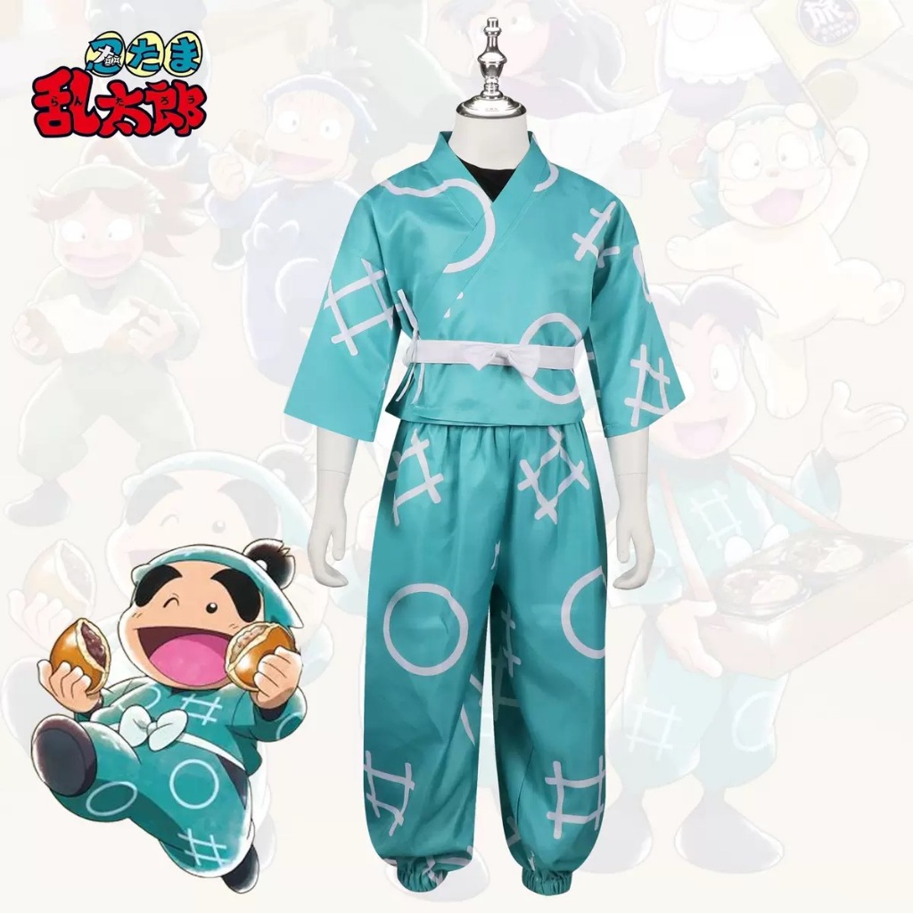 Anime Nintama Rantaro/Ninja Rantaro Inadera Kirimaru Settsuno Clothing Cosplay Costume,Customized Ac