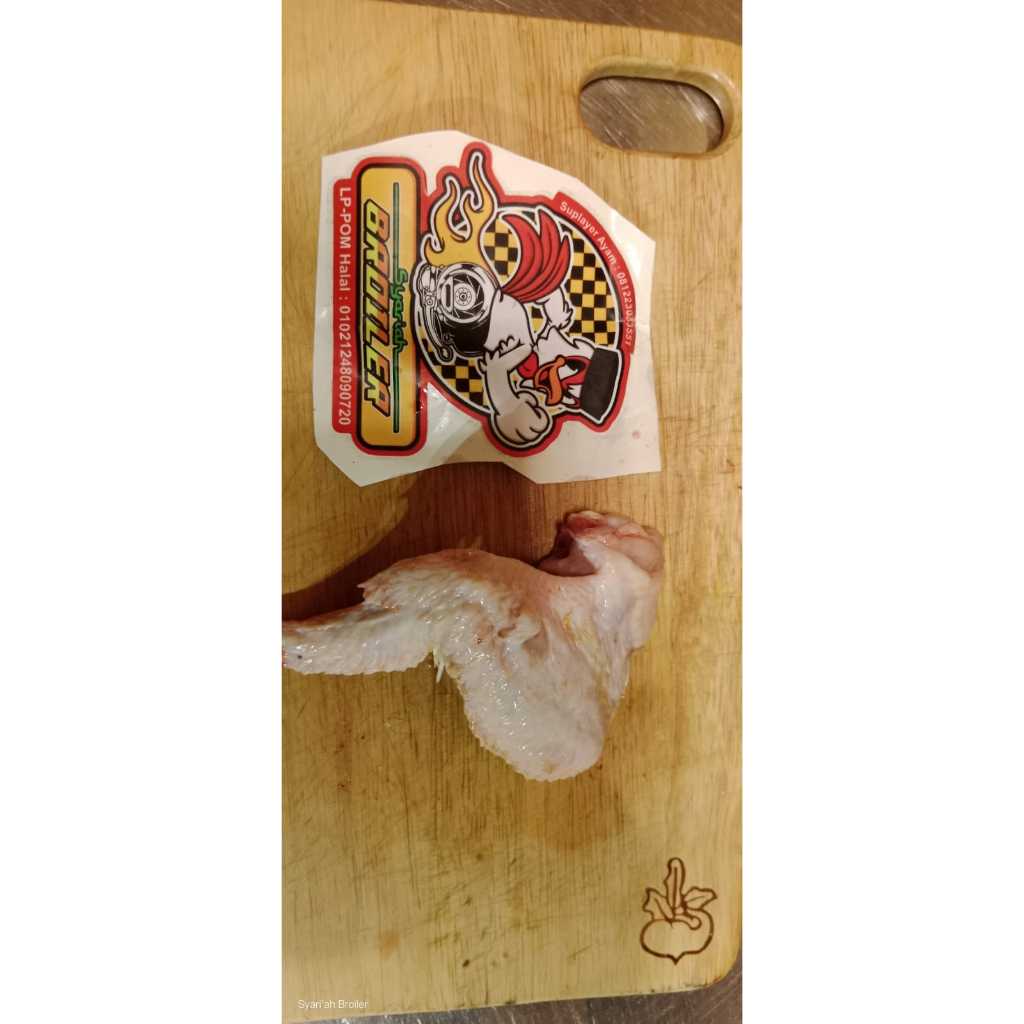 

SAYAP AYAM ISI 8-9-10 SYARIAH BROILER SERTIFIKASI HALAL & LAB BROILER