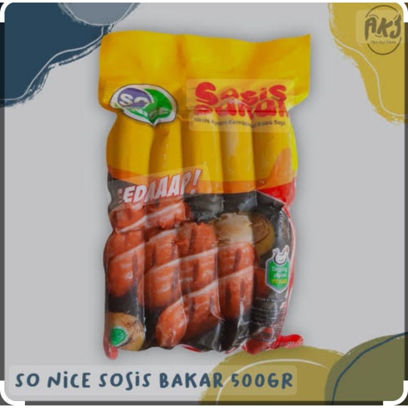 

SO NICE Sosis Bakar 500 gr isi 10 pcs