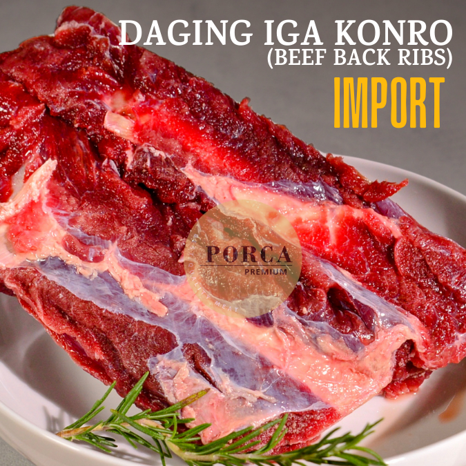 

Iga sapi konro back ribs beef - Porca