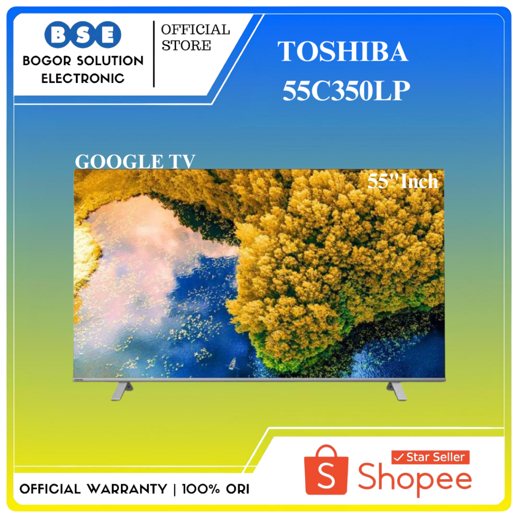 TV 55 Inch Toshiba Google TV 55C350LP 4K HDR Toshiba 55C350