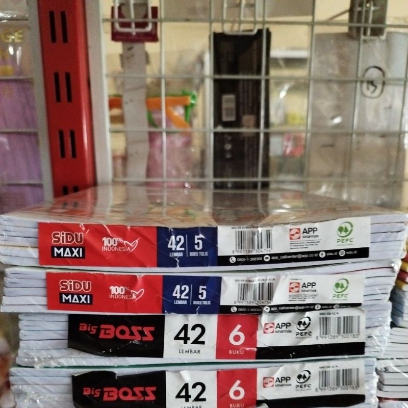 

Buku Tulis SIDU MAXI isi 42 lembar