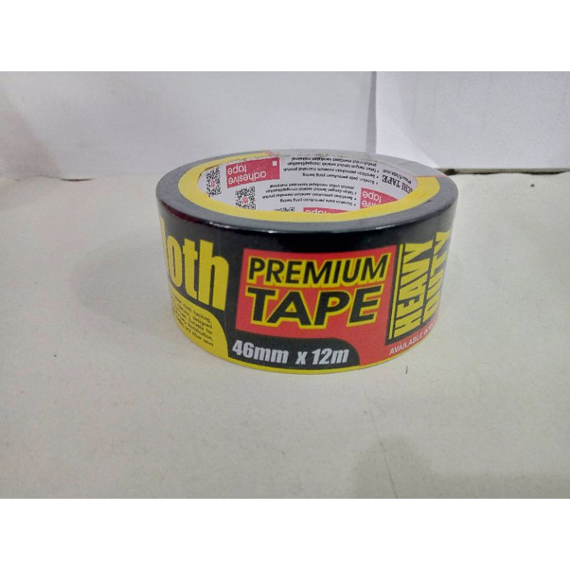 

Lakban/isolasi Hitam Nachi cloth Tape 2in