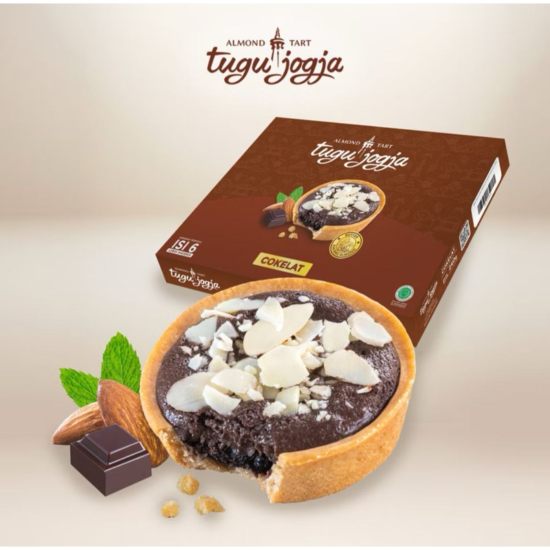 

Almond Tart Tugu Jogja - 6 Pcs - Coklat dan Keju