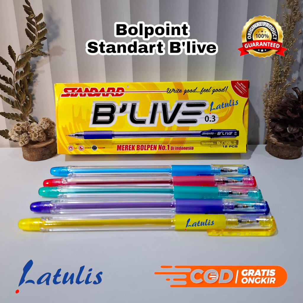 

PULPEN STANDARD BLIVE / PEN STANDARD B'LIVE (1 PAK)