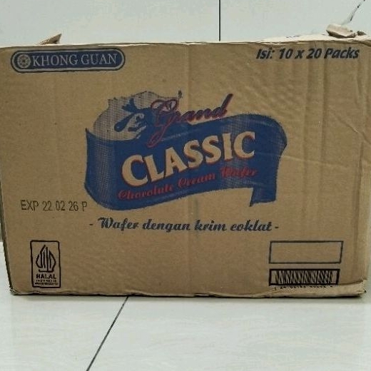 

Khong Guan Classic Waffer / Dus ( Isi 20 bungkus)