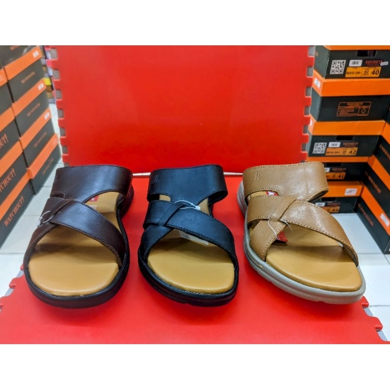 Sandal Selop Kulit Jim Joker Original