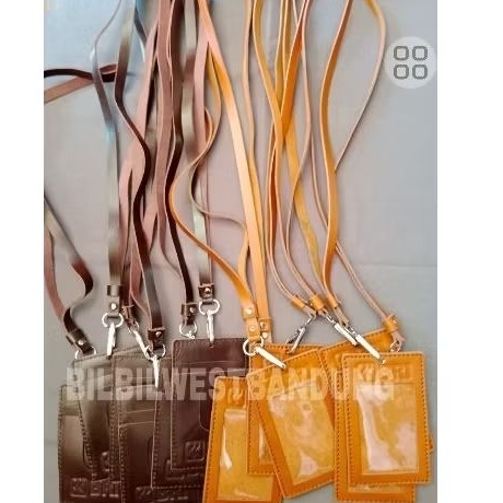 

Name Tag Kulit Bri Gantungan KTPP BRI bahan Kulit