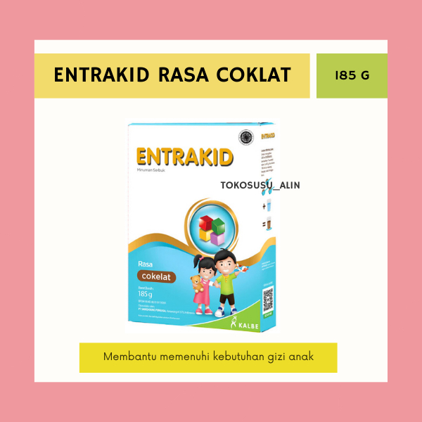 

ENTRAKID 185 G RASA COKLAT/NUTRISI LENGKAP UNTUK ANAK 1+ TAHUN