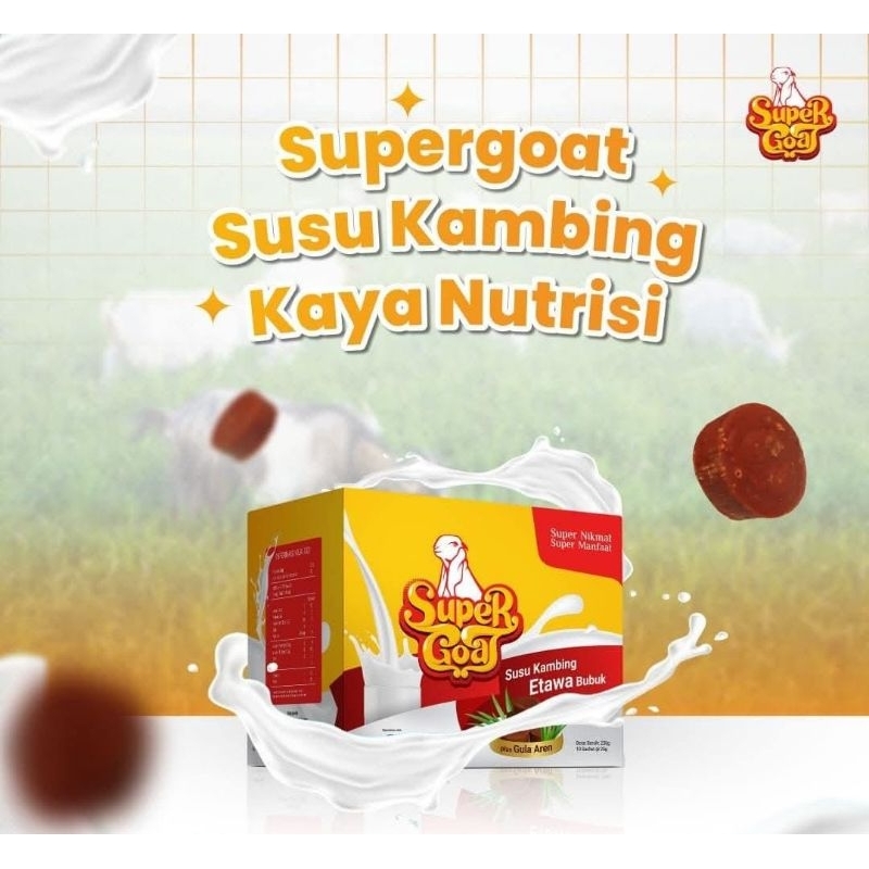 

SUSU KAMBING ETAWA SUPERGOAT GULA AREN 10 SACHET