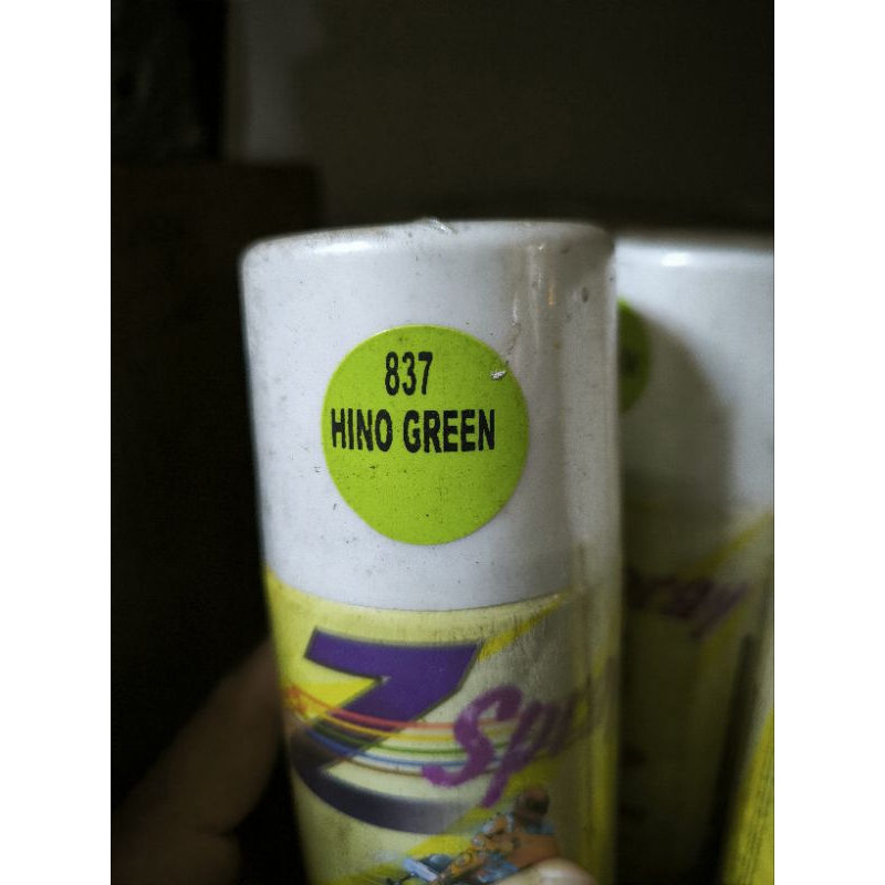 cat semprot cat kaleng Zspray 837 Hino green