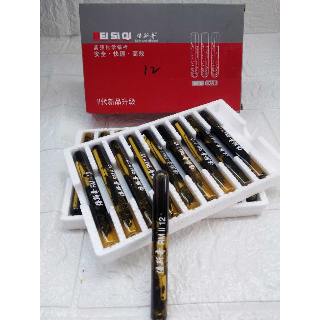 LEM ANGKUR KAPSUL LEM CHEMICAL ANCHOR LEM BETON M12