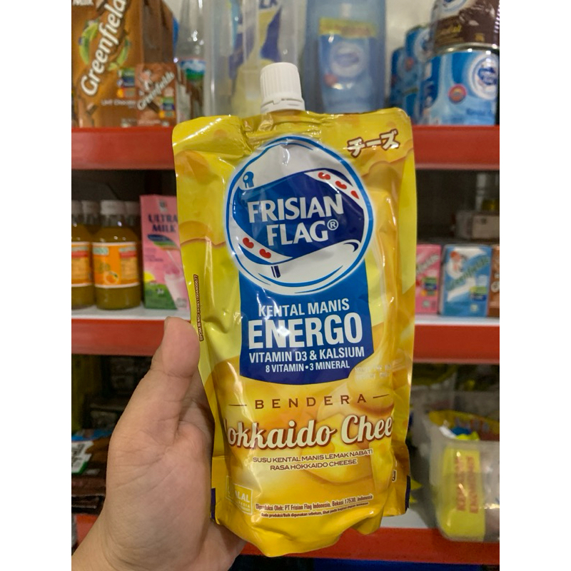 

SUSU KENTAL MANIS POUCH FRISIAN FLAG ENERGO HOKKAIDO CHEESE 240gr
