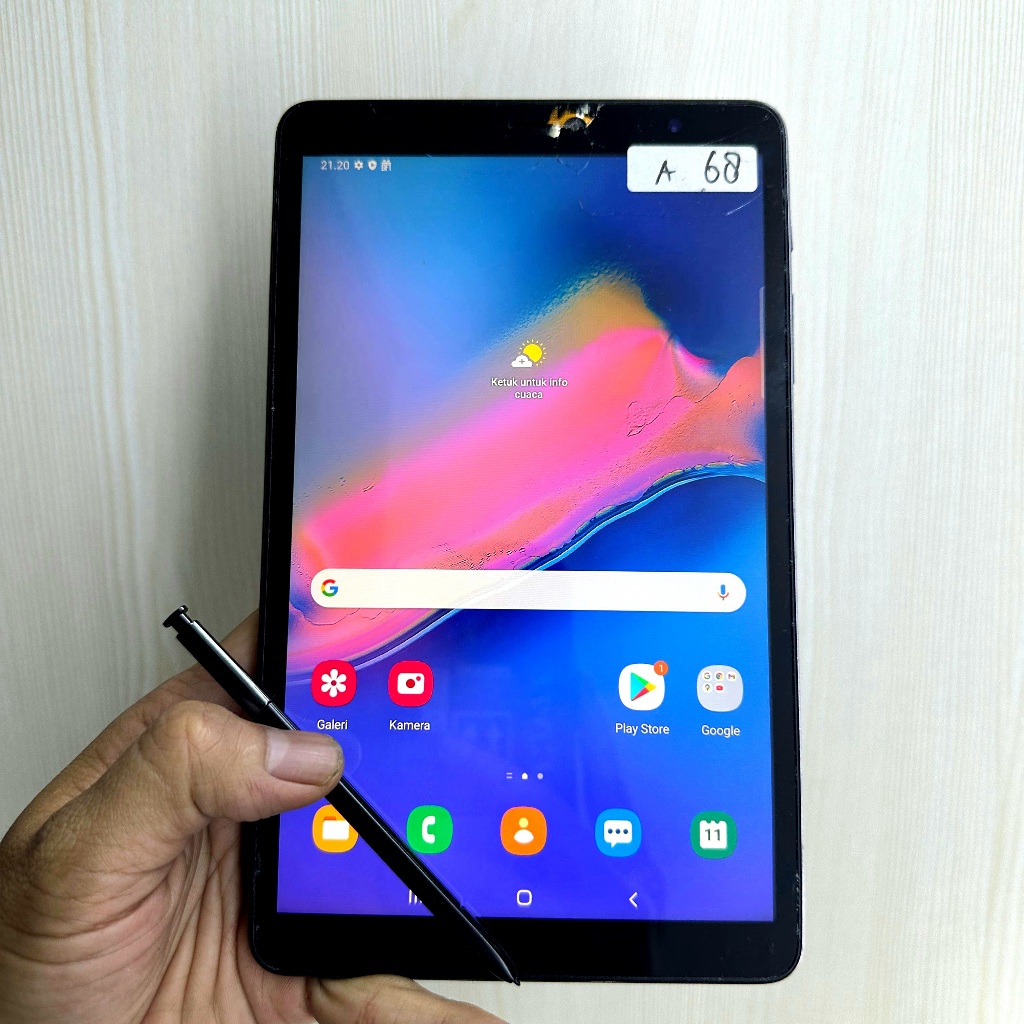 Samsung Galaxy Tab A 8.0 2019 With S PEN Ram 3GB Internal 32GB Bekas SEIN 4G