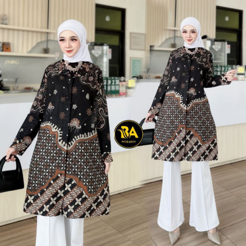 Tunik batik katun motif Pekalongan
