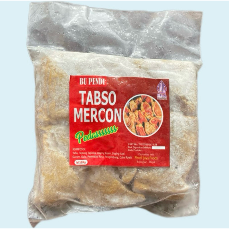 

Tabso Mercon bu Pendi Tahu Bakso 10 pcs