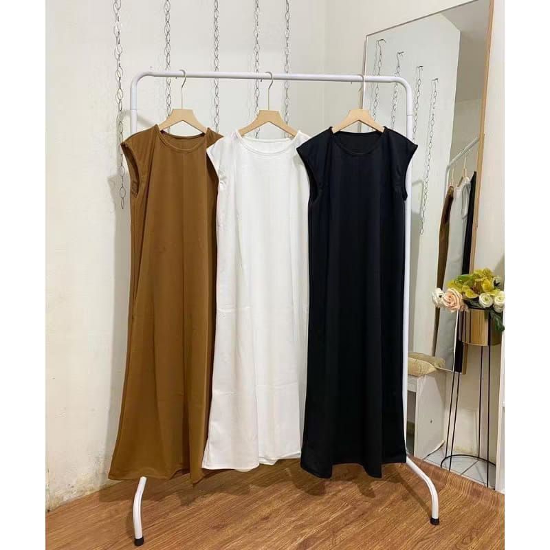 INNER DRESS POLOS TANPA LENGAN JUMBO