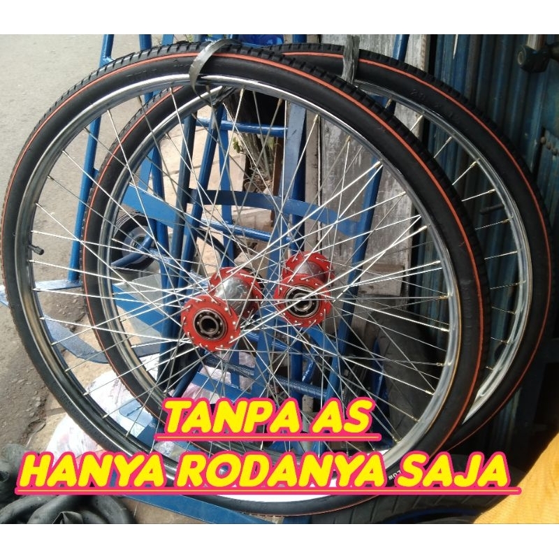 TANPA AS, HANYA RODANYA SAJA, RODA GEROBAK VELG BECAK