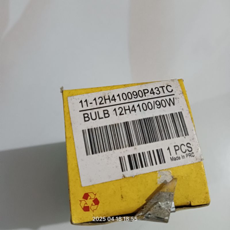 lampu halogen aspira 12H4 100/90W