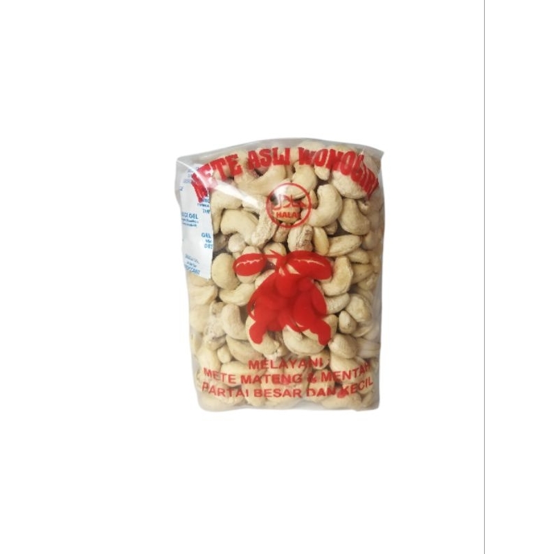 

kacang mete mentah asli Wonogiri kemasan 500 gram