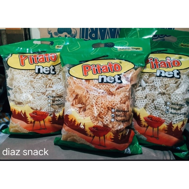 Taro Snack/Pitato Net 250Gr kemasan besar