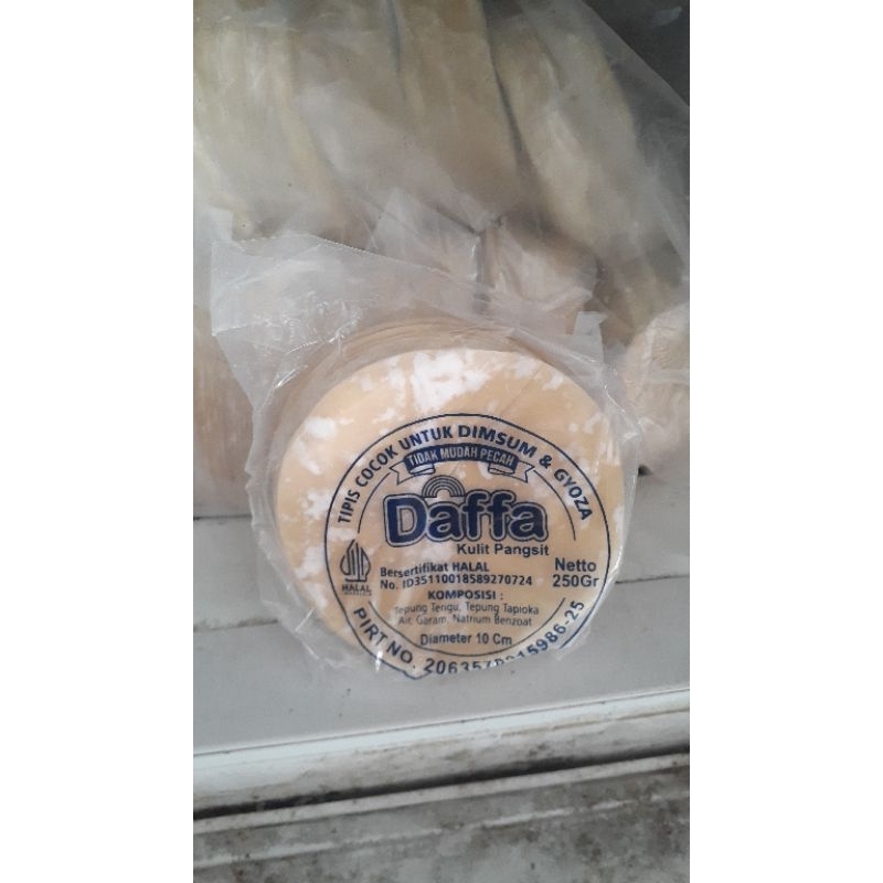 

Daffa kulit pangsit,dimsum dan gyoza size 10 cm