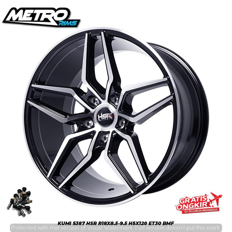velg racing model styles ring 18 mobil BMW 320i 323i 520i X3 pelek HSR Kumi R18x85-95 gratis kirim
