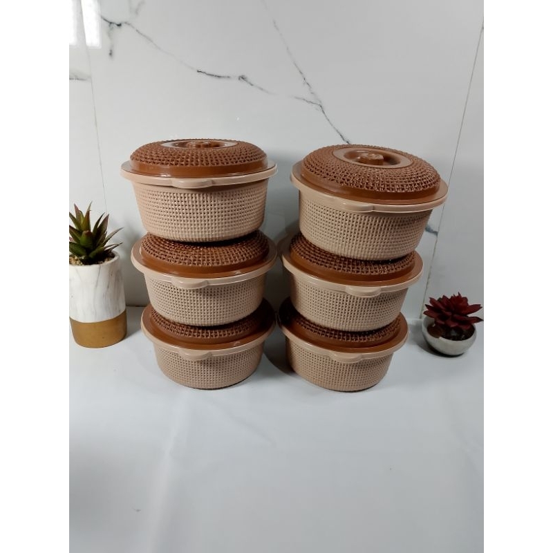 [ 6 pcs ] wakul nasi tutup wadison small / wakul berkat / keranjang hajatan
