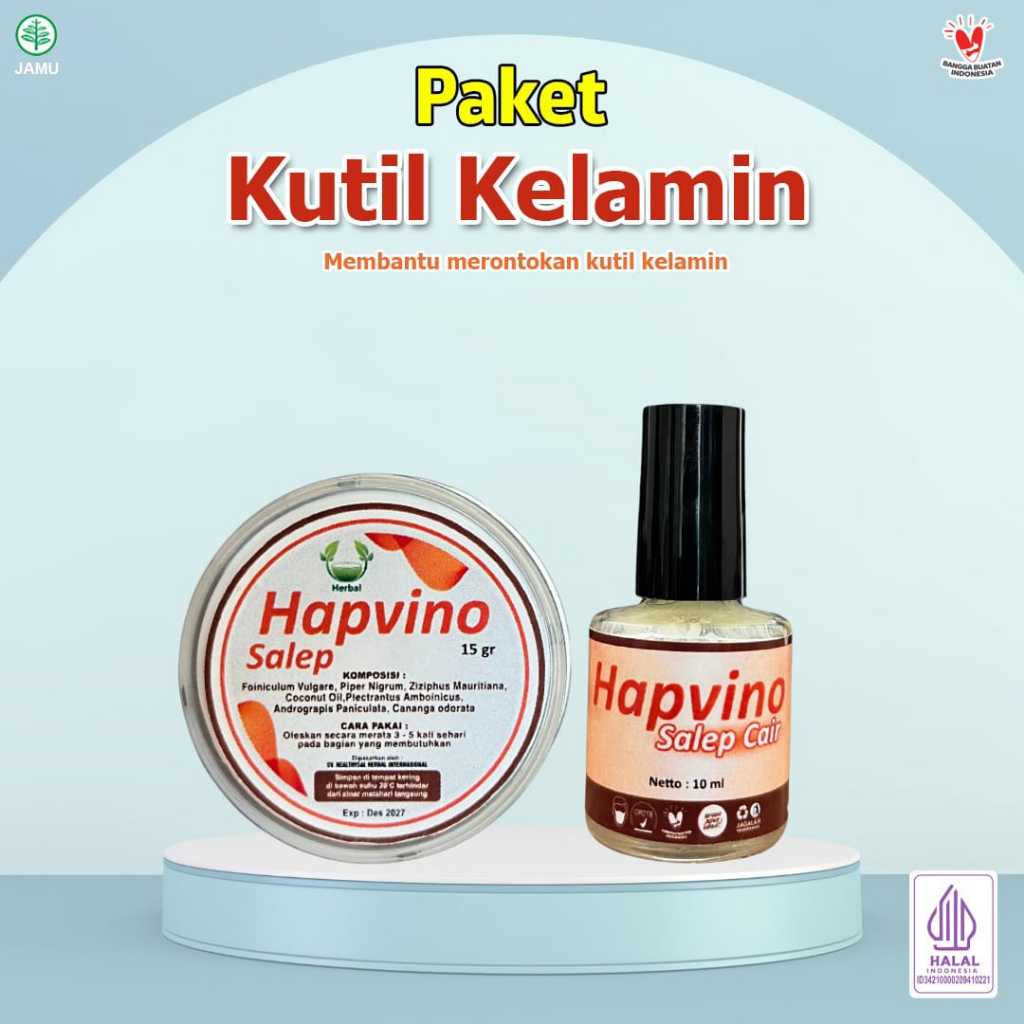 Obat Kutil Kelamin Pria Wanita Salep Kutil Hapvino