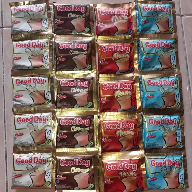 

Good Day Kopi 20gr 1 Renceng isi 10 sachet