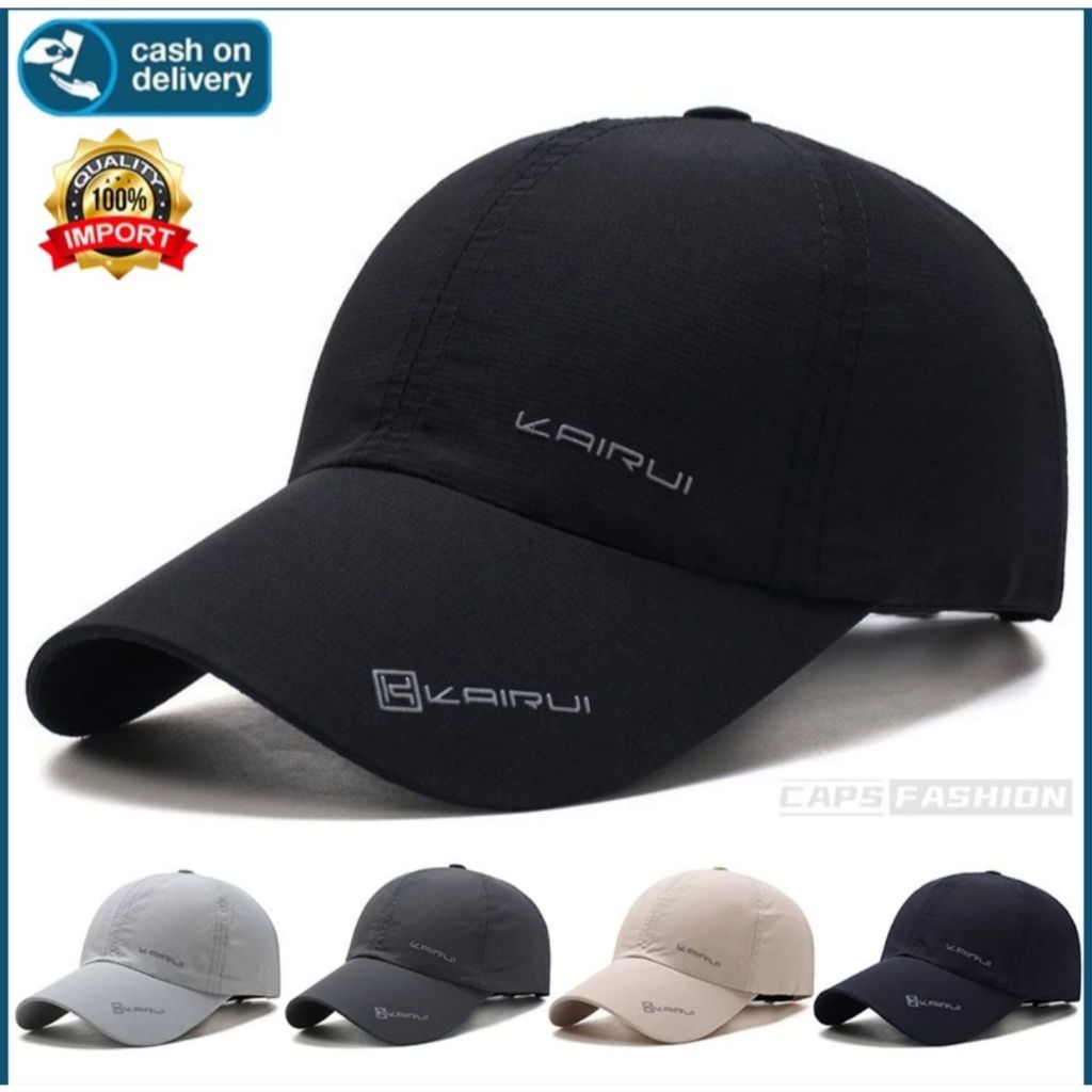 TERLARIS TOPI BASEBALL KAIRUI COD TOPI PRIA WANITA TERBARU TOPI UNISEX KAIRUI