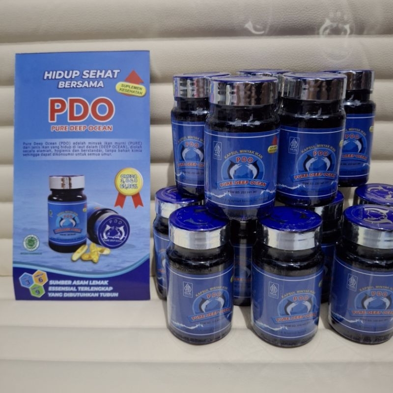 PDO (Pure Deep Ocean) Minyak Ikan Kapsul Original
