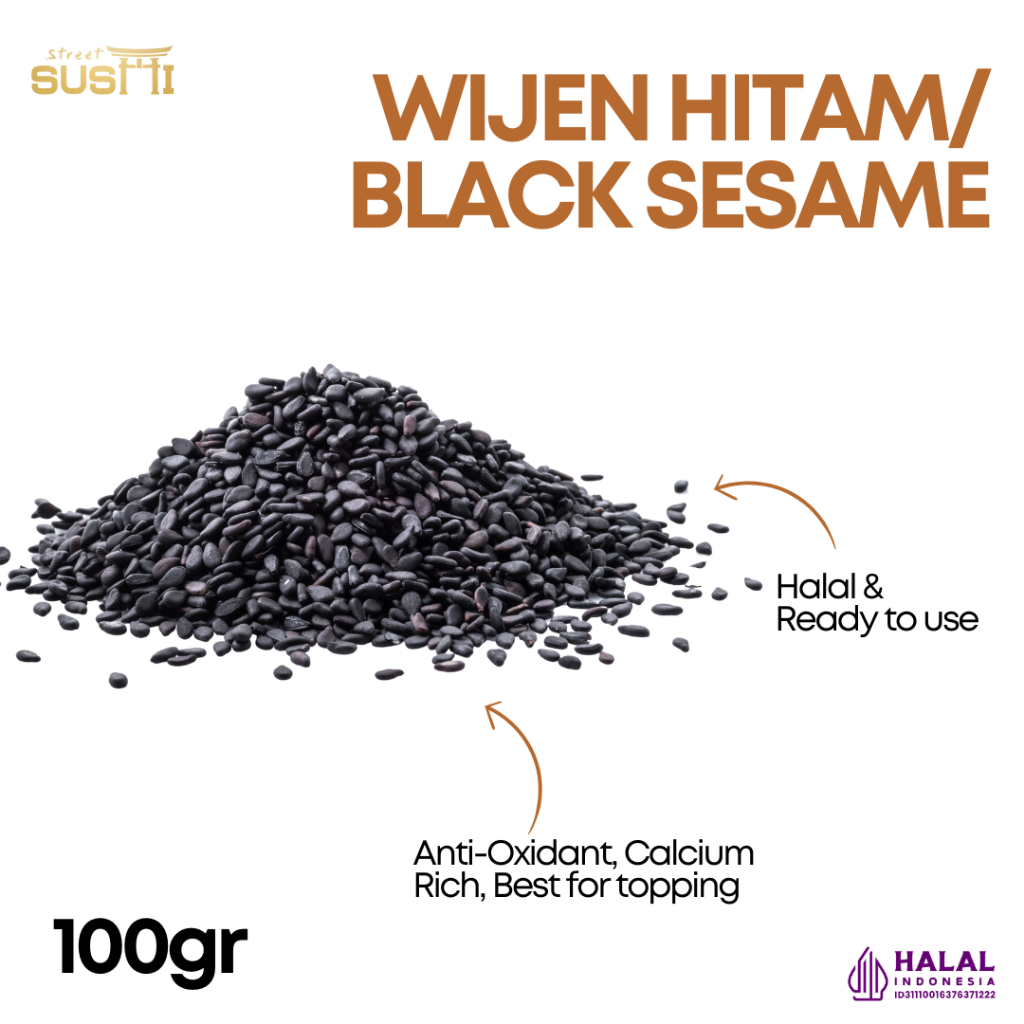 

Wijen Hitam / Black Sesame 100gr