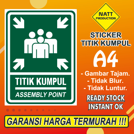 

STICKER TITIK KUMPUL A4