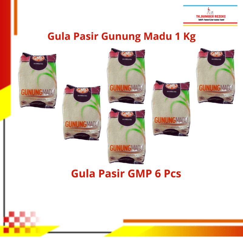 

[PAKET HEMAT ISI 6] Gula Pasir GMP Gunung Madu 1 Pcs PROMO MURAH / GMP Gula Pasir Gunung Madu 1 Pcs PROMO MURAH
