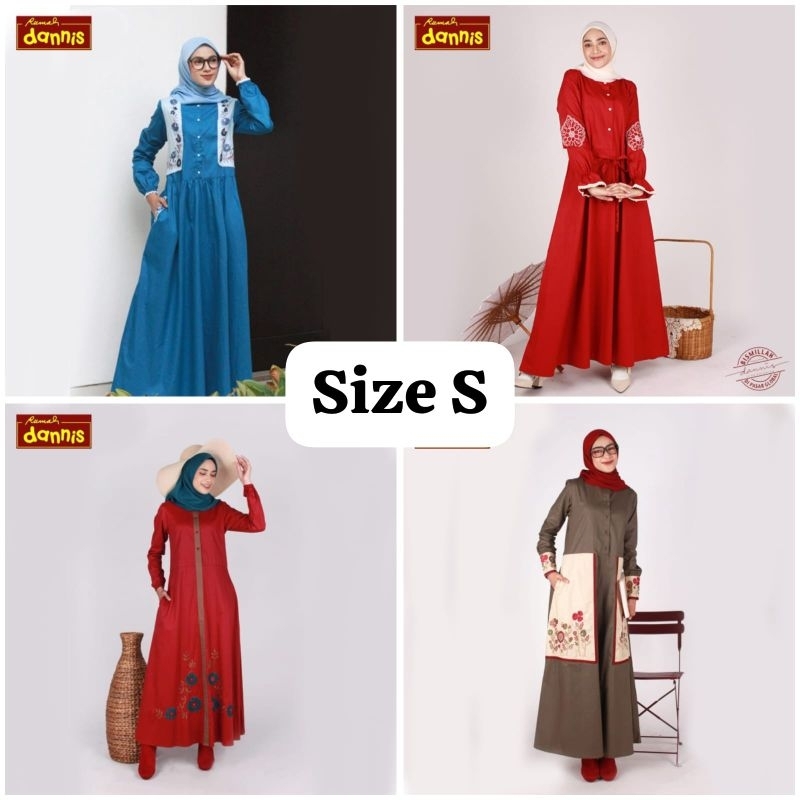 GAMIS DANNIS CUCI GUDANG SIZE XS-S