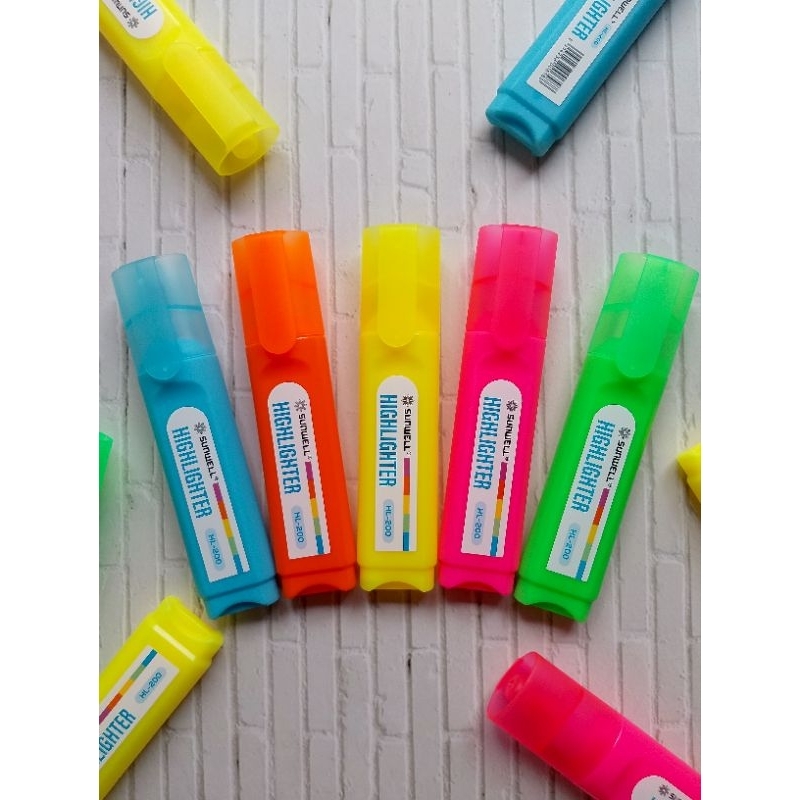 

(1PC) HIGLIGHTER SUNWELL HL-200 WARNA NEON