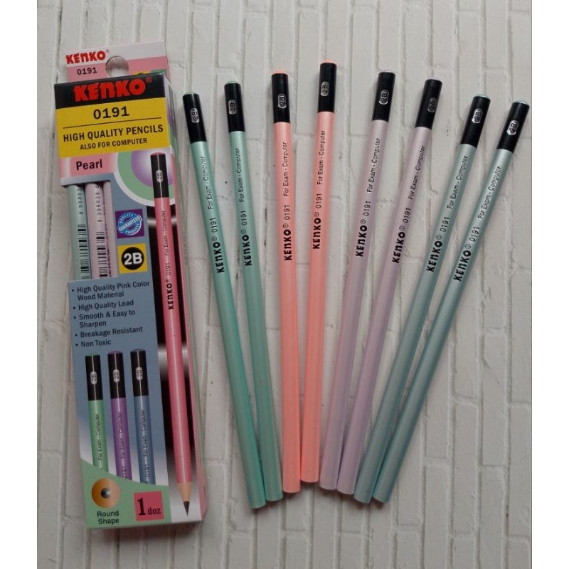 

(12PC) PENSIL 2B KENKO 0191 METALIK