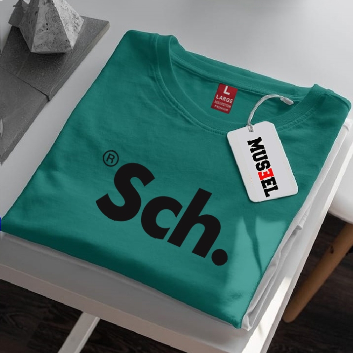 COD PROMO TERMURAH,,Baju Kaos Distro Pria Wanita SCH Lengan Pendek  Terlaris