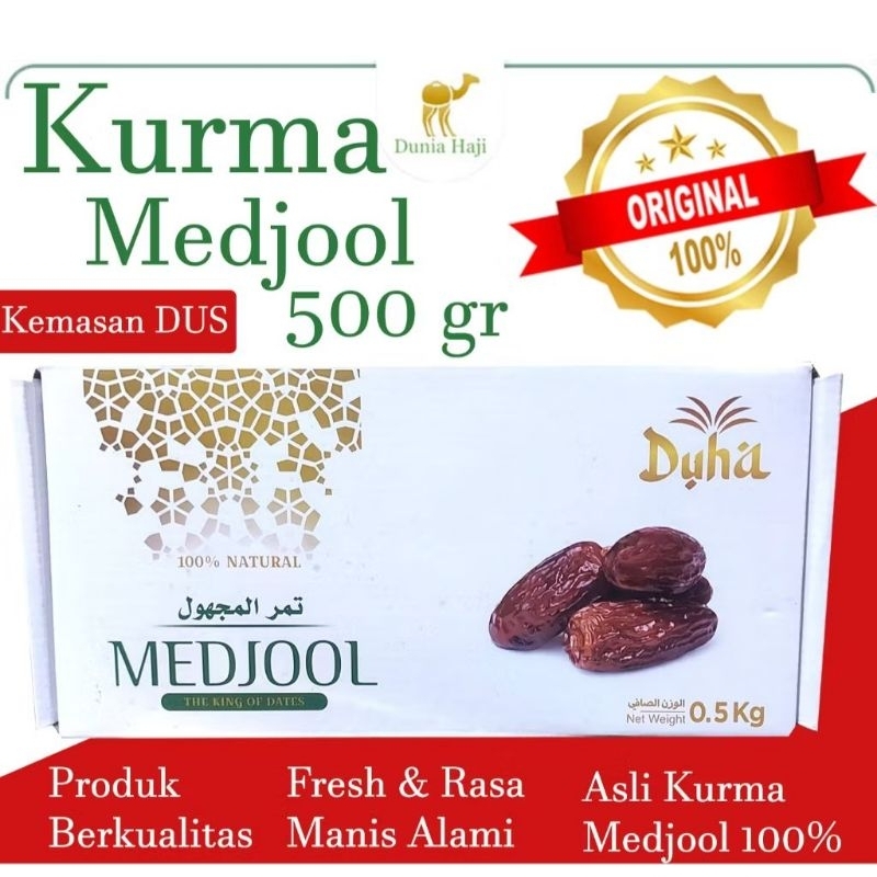 

Kurma Medjool 500gr kemasan dus