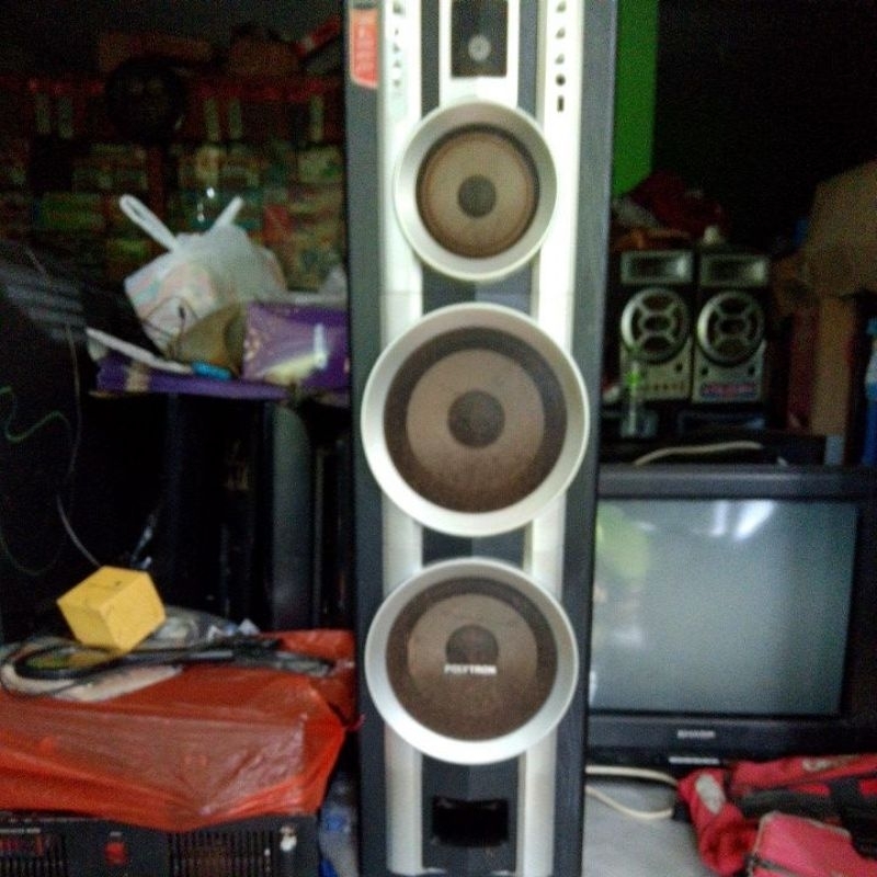 service speaker aktif polytron