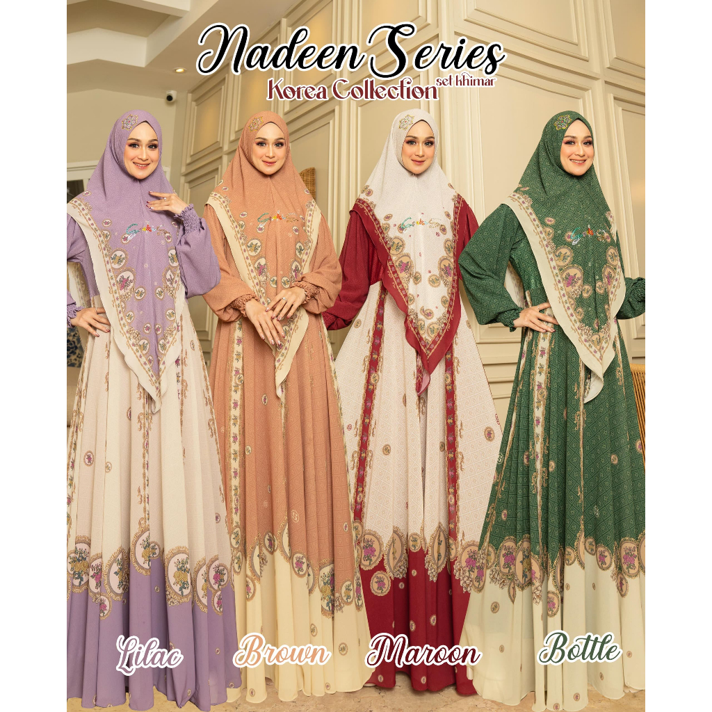 NADEEN SERIES BY SARKIS SYARI / GAMIS SET TERBARU / GAMIS MEWAH