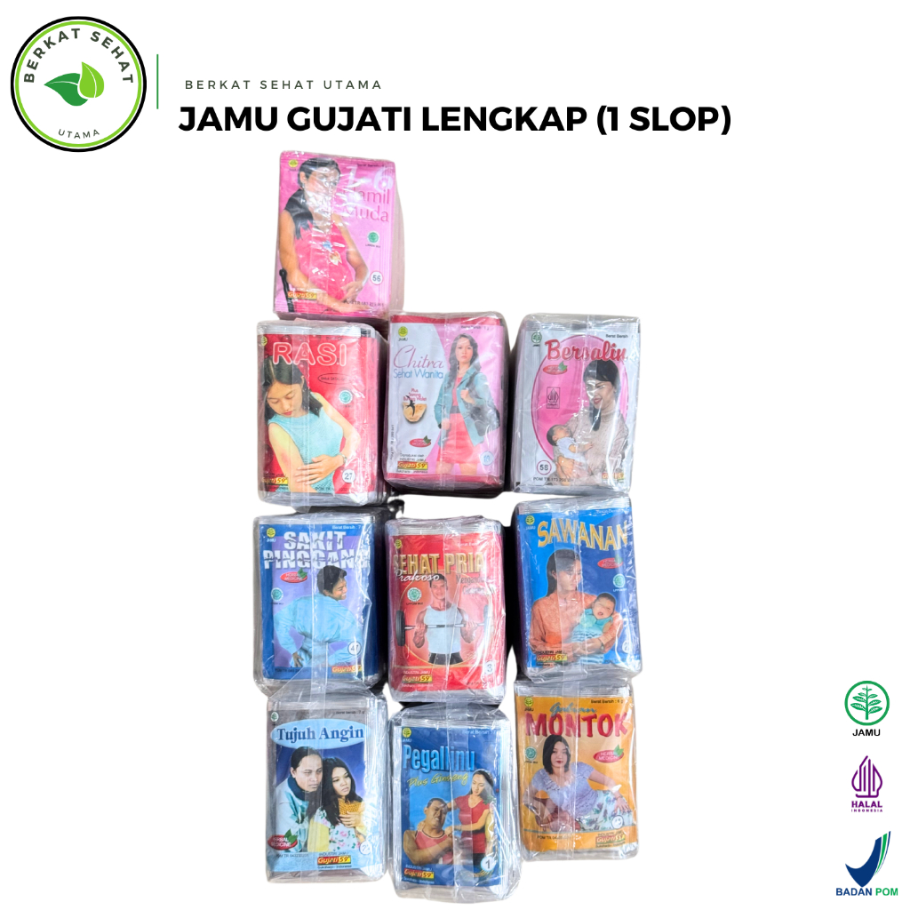 

Jamu Gujati Lengkap Serbuk 1 SLOP (ISI 50 BUNGKUS)