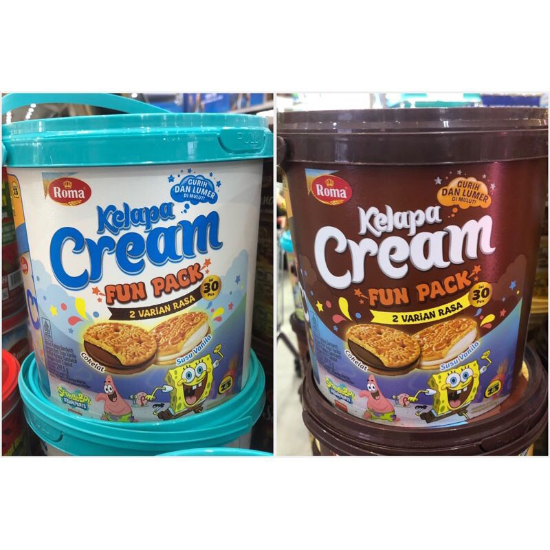 

ROMA BISKUIT KELAPA CREAM FUN PACK 297gr