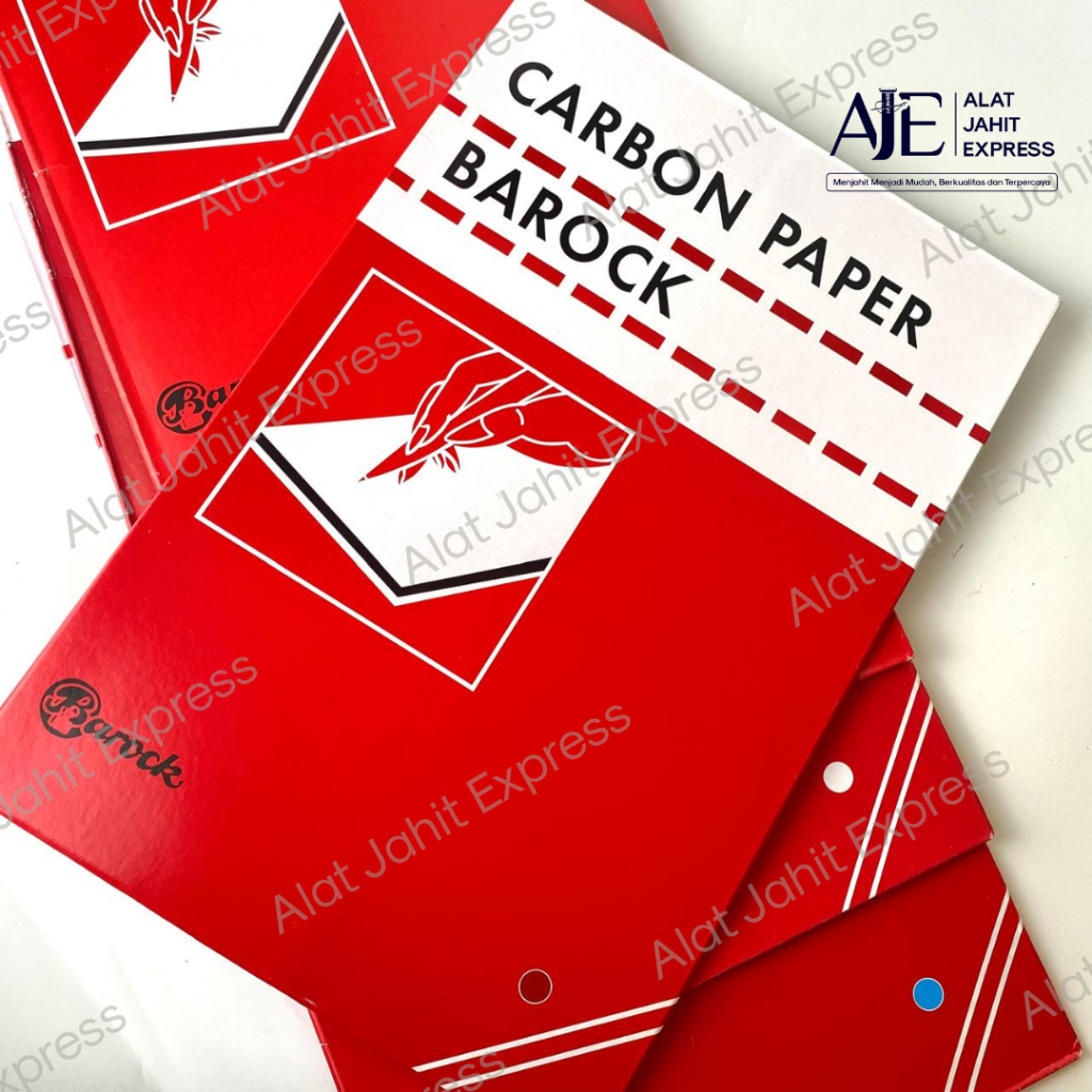 

Carbon Paper / Kertas Karbon Jahit merk Barock Hijau Hitam Kuning Merah Putih Biru
