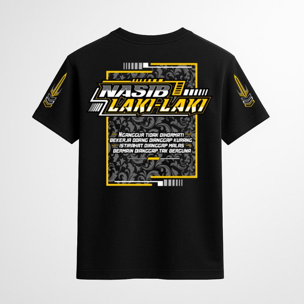 Kaos Nasib Laki-laki Vol 2 Baju Distro Pria Dewasa Cotton Combed 24